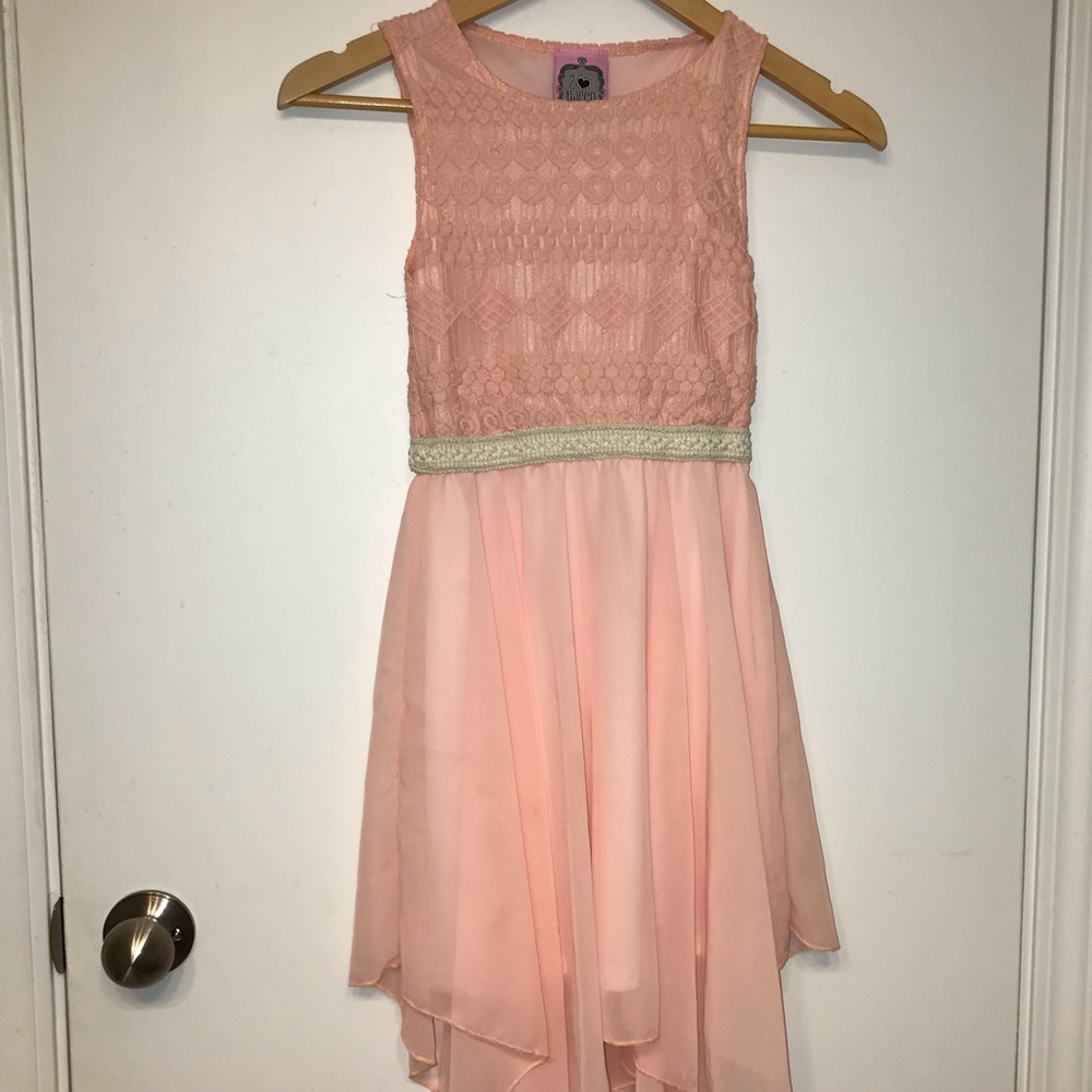 Girls formal pink dress